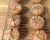 A picture of step 9 of 100% Whole Grain Rye Sourdough Brötchen (German Rye Rolls).