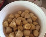 Hình bước làm 1 của món Chè Chuối 