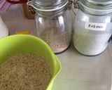 A picture of step 1 of Homemade Sourdough.