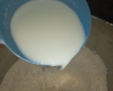 A picture of step 1 of Leopard print bread.