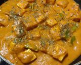 A picture of step 6 of Paneer Butter Masala with Tandoori Naan.