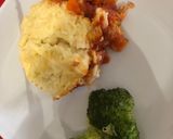 A picture of step 6 of Left over chicken pie.