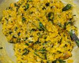 A picture of step 9 of Methi Besan.