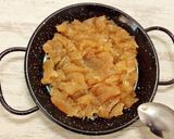 Foto del paso 2 de la receta Hojaldre relleno de jamón ibérico y cabello de ángel