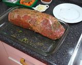 Foto del paso 1 de la receta: Carne de pollo ganso braseado, con salsa de champiñones
