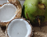Gambar langkah 1 resipi Coconut Shake Float.