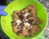 Foto del paso 4 de la receta Gofio amasado con miel de Palma, Almendras y Pasas“TURRÓN CANARIO” y....Barritas con Chocolate