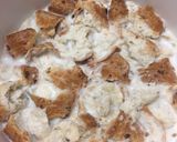 Töltött csirkecomb borsmártással🐓🍗🥗 recept fázis 1 fotója
