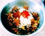 A picture of step 2 of Tasty yummy bajara flour vegetable vada.