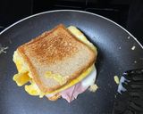 Une image de l'étape 3 de Croques monsieur maison à la poêle.