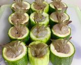 Hình bước làm 6 của món Bí ngòi hấp tôm