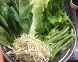Hình bước làm 1 của món Bún gạo xào chay