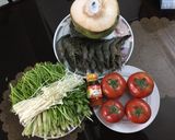 Hình bước làm 2 của món Lẩu tôm nước dừa tươi