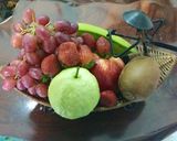 Hình bước làm 1 của món Lẩu kem chocolate trái cây tươi