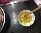 Hình bước làm 3 của món Trứng "pizza"