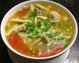 Hình bước làm 11 của món Bún măng vịt