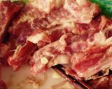 Hình bước làm 1 của món Sườn cọng nướng sữa mật ong