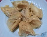 Foto langkah ke 1 dari resep Ketan Susu Keju dan Durian.