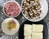 Hình bước làm 1 của món Tàu hủ tứ xuyên
