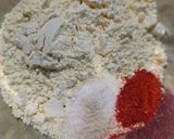 A picture of step 2 of Batakavada (authentic Gujarati taste).