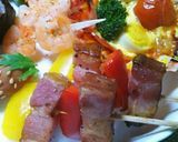 A picture of step 5 of BBQ-Style Cute Miniature Skewers.