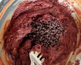 A picture of step 4 of Double Chocolate Eggless brownie 🤎.