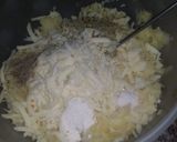 A picture of step 1 of Potato cheese donuts.