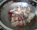 A picture of step 2 of Chicken Karahi.