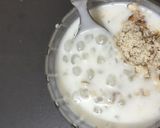 A picture of step 6 of Sabudana kheer.