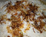 A picture of step 14 of Sindhi Biryani.