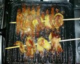 A picture of step 6 of Yogurt Cilantro Beef Skewers.