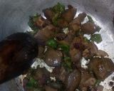 A picture of step 4 of Stewed liver served with ugali.