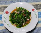 Foto langkah ke 3 dari resep Tumis Genjer Cumi Asin.