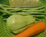 Hình bước làm 1 của món Rau củ thập cẩm xào bò