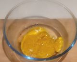 A picture of step 1 of Mango Cupcake Without Sugar.