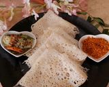 A picture of step 8 of Neer Dosa.