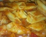 A picture of step 5 of Veggie saucy pasta.