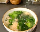 A picture of step 5 of Vietnamese Spinach Soup with Shrimp Balls (Canh Rau Tôm Viên).