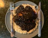 A picture of step 4 of Sweet Soy Chicken over Rice.