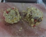 Foto del paso 6 de la receta: Tortilla de papa con ensalada (con lo que había 😋)