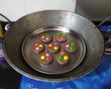 A picture of step 5 of Gems choco-chip Cookies ❤️.