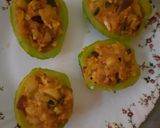চিকেন কিমা স্টাফড কাঁকরোলের বড়া (Chicken keema stuffed kankroler bora recipe in Bengali) রেসিপি ধাপ - 3 ছবি