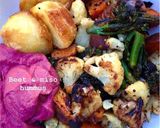 Une image de l'étape 5 de Bowl Pommes grenailles, legumes & Houmous betteraves.