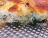 Foto del paso 7 de la receta: TARTA DE POLLO 🍗 VERDEOS, PUERROS Y SALSA BLANCA🤗🥰🎊🤩