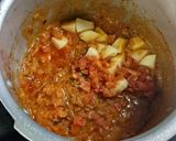 A picture of step 2 of Methi carrot potato.