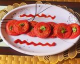 A picture of step 7 of Beetroot mini uttapam.