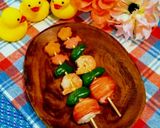 A picture of step 6 of BBQ-Style Cute Miniature Skewers.