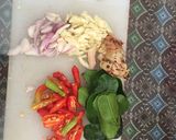 Foto langkah ke 2 dari resep Tumis pepaya muda.