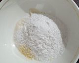 A picture of step 3 of Crunchy Samak Besan Cookies.