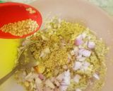 A picture of step 2 of Moong dal tikki.